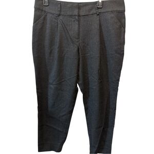 Ann Taylor Petites Women’s Career Business Dressy Pants Dark Gray 40% Wool